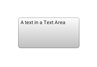 Text area example in LittlevGL