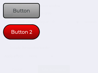 Styling a button in LVGL