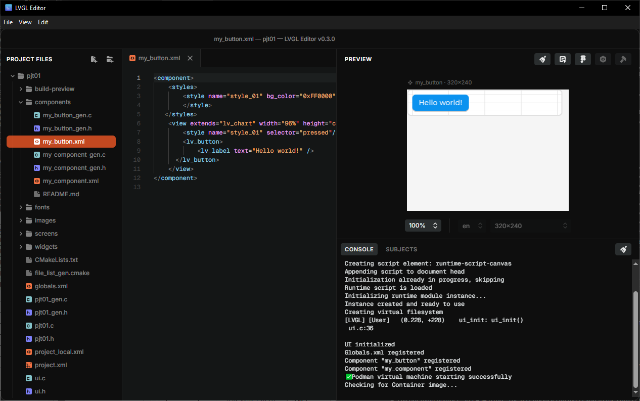 |lvglpro| User Interface